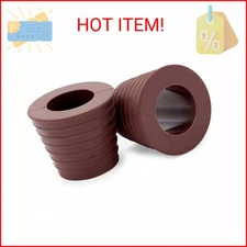 Okuna Outpost Umbrella Wedge Cone Plugs for Patio Table (Brown, 2 Pack)