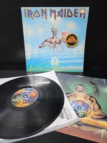 Iron Maiden Seventh Son Of A Seventh Son Lp Vinyl 1988 1st Press Shrink/Hype NM
