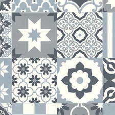 Patterned Tiles Candy Vinyl Flooring Realistic Lino Kitchen Bathroom 2m 3m 4m