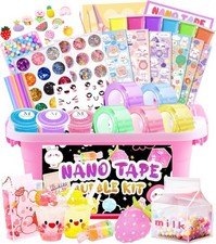 Make Your Own Nano Tape Bubble Kit for Kids, Squishy Maker Making Kit, Nano Tape