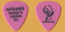 David Bowie 2002 Searching for Jackalopes concert tour band/stage Guitar Pick