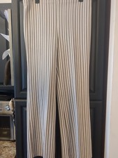 Awesome Vintage 70s Retro Sears Ladies Textured Wide Leg Pants Sz 12 Petite