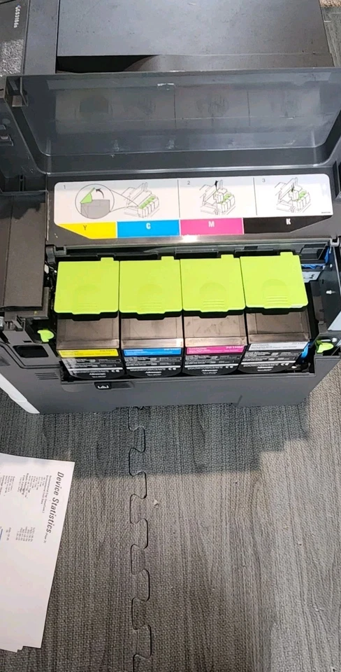 Lexmark CS310dn Color Laser Printer W/ Power Supply Read Description - Image 4 of 4