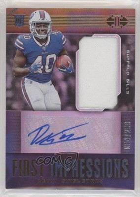 2019 Illusions First Impressions Memorabilia Devin Singletary Rookie Auto RC uk2