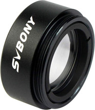 0.5X Telescope Focal Reducer 1.25" M28X0.6Mm Thread for Astronomy Eyepiece Lens