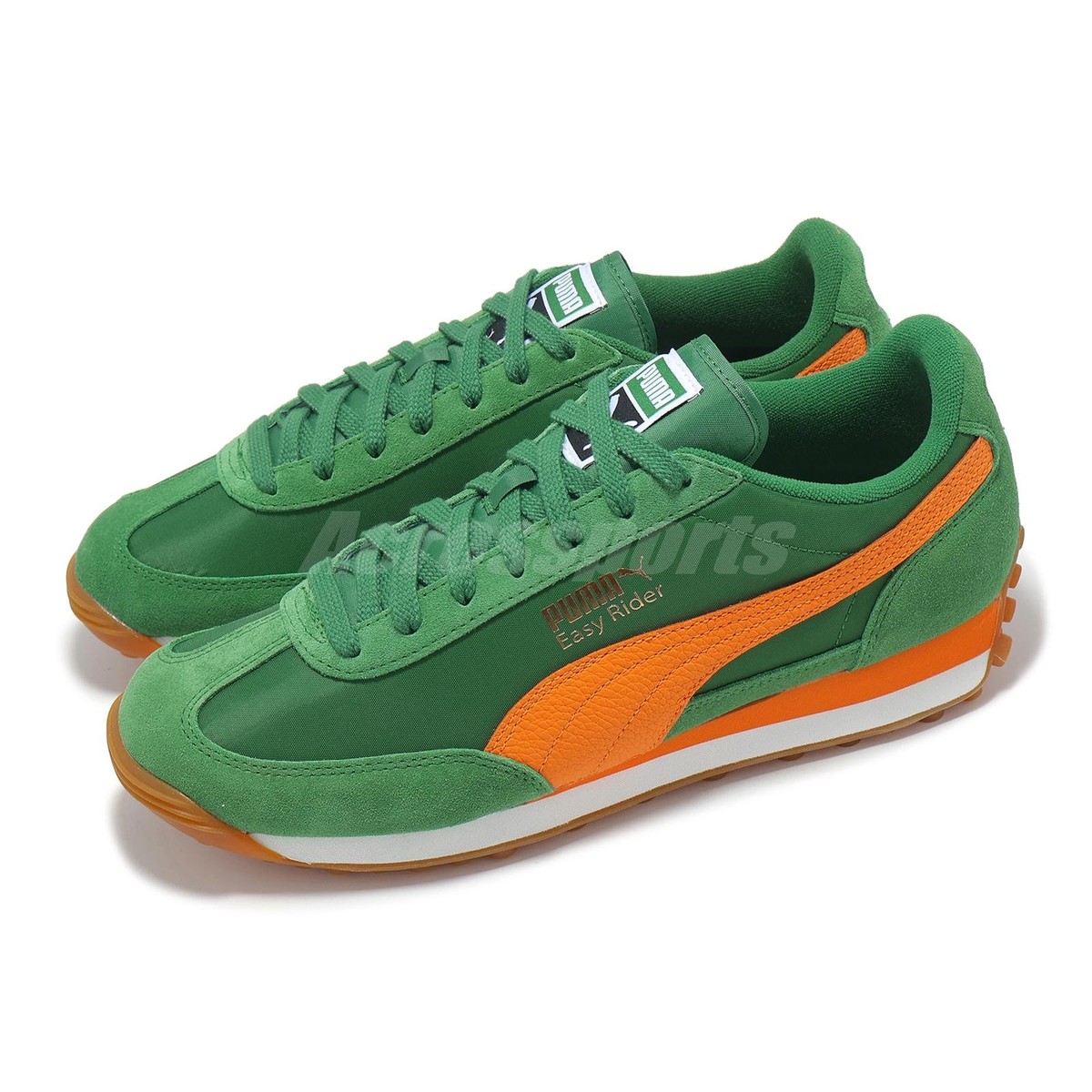 Puma Easy Rider Vintage Archive Green Rickie Orange Men Unisex