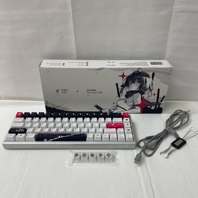 YUKI AIM Polar 65 KATANA Collection Keyboard AS-KB165WHUS-YUKI USED From Japan