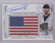 2014 Panini National Treasures Made in … 2/99 Taijuan Walker #55 Auto g0n