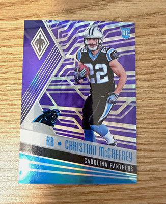 2017 Panini Phoenix CHRISTIAN McCAFFREY RC Rookies Purple /149 #111 PANTHERS