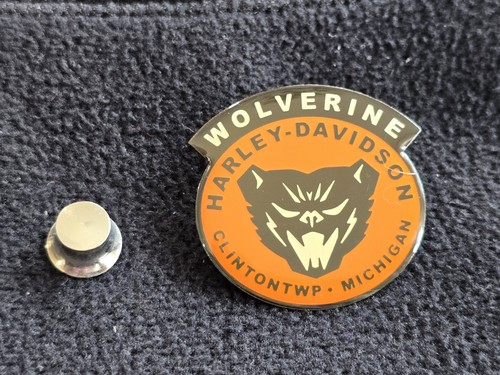 Harley-Davidson Wolverine Clinton Twp. MI Collector's Vest Lapel Pin