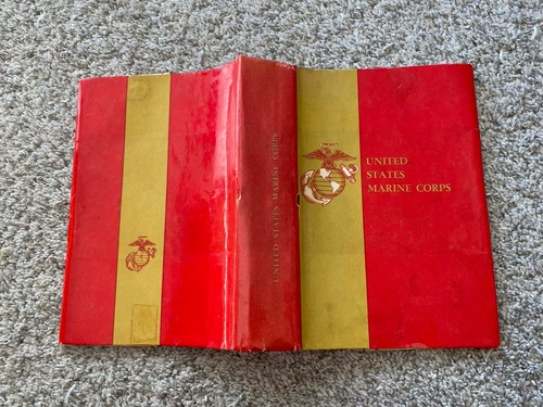 Vintage United States Marine Corps Book Cover Promotional Dust jacket 50s 60s