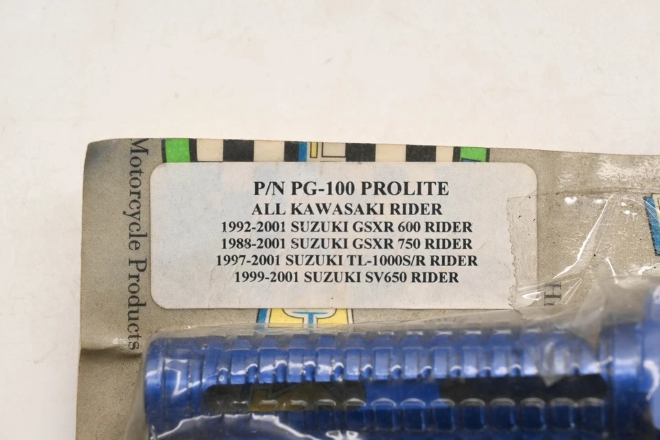 Prolite Kawasaki Suzuki Blue Rider Peg Kit GSXR 600 750 SV65 - Изображение 3 из 3