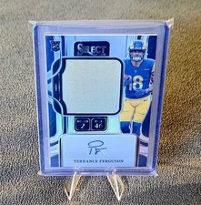 2025 Panini Select Football Terrance Ferguson PSS-TFN Auto Relic #d 005/199 RC