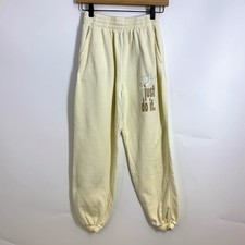 Nike Kids Just Do It Stretch Cotton Fleece Print Tapered Sweatpants Size M