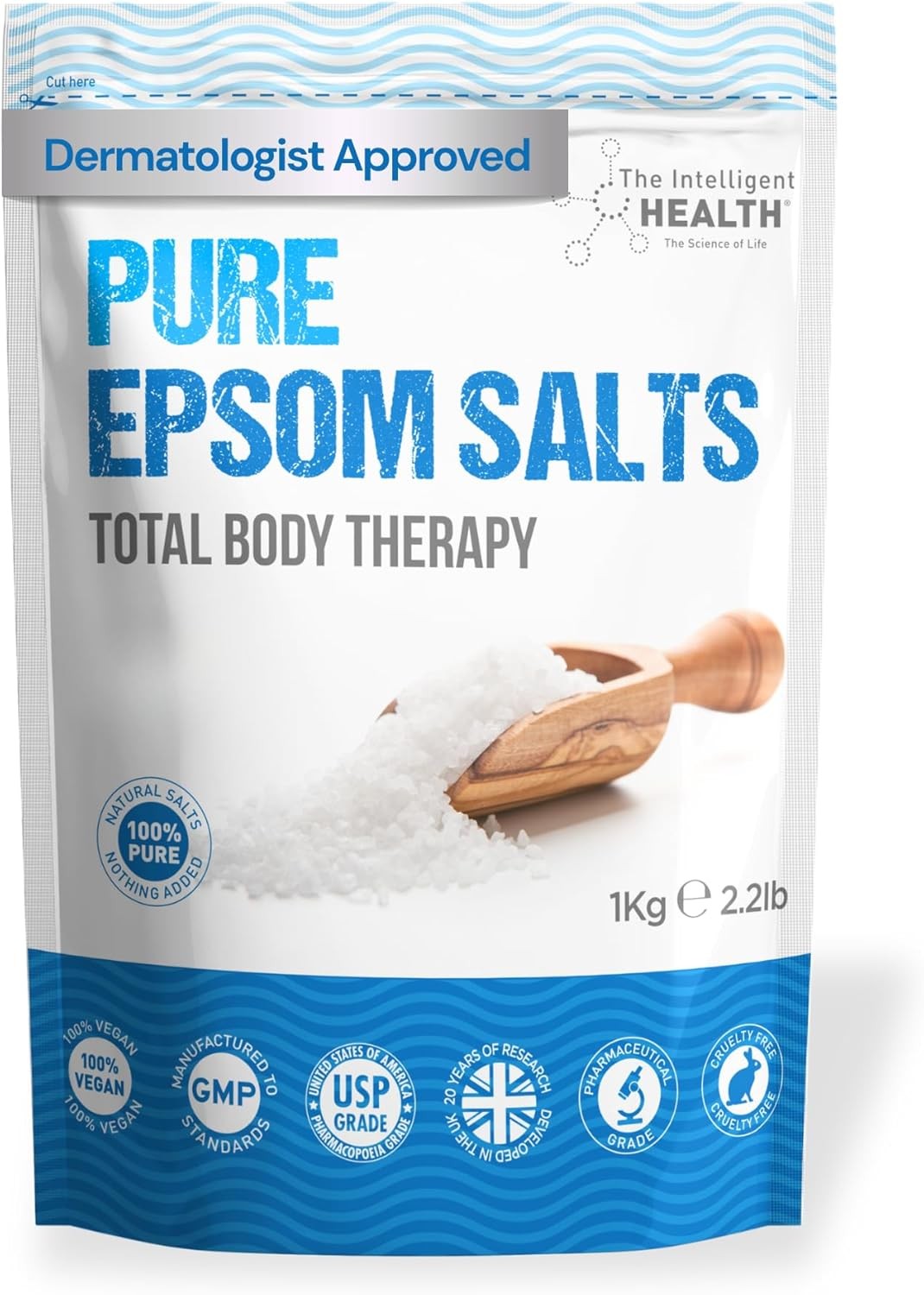 Epsom Salts Bath Salts Soak Muscle Magnesium Pure Foot Bath Soaking Vegan