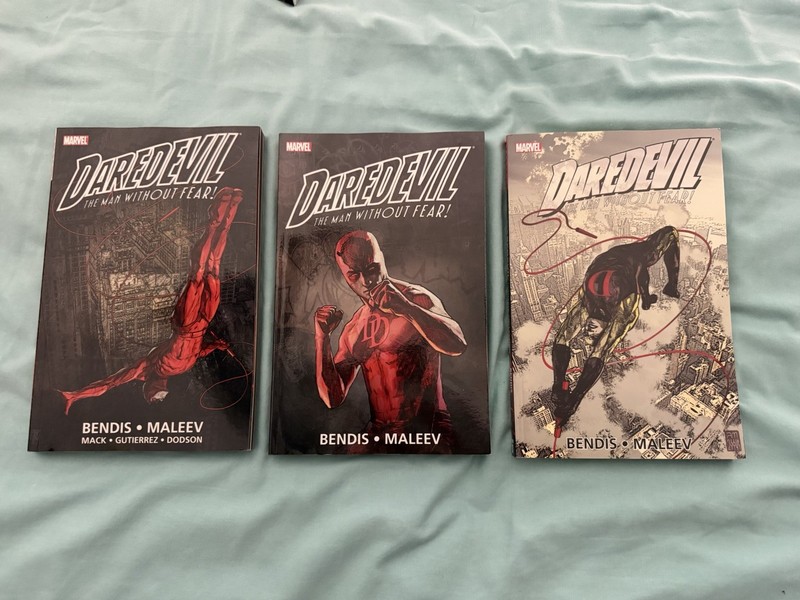 Marvel Daredevil Bendis/Maleev TPB Graphic Novel Collection Lot Full Run