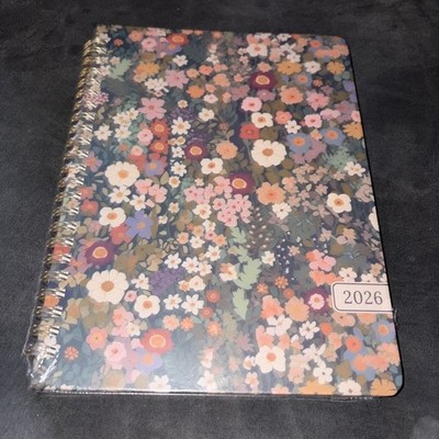 ZOTIA 2026 Planner A5 Spiral Notebook Multi-Color Floral Dated Calendar Journal