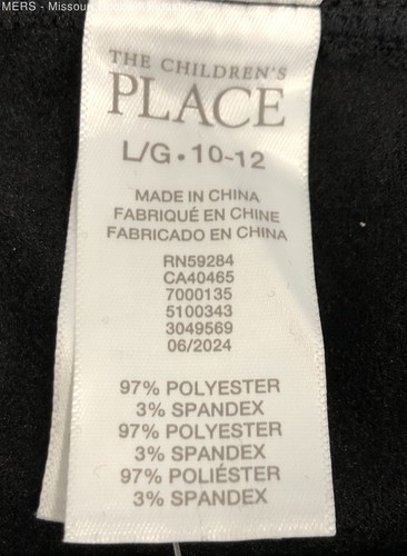 Children's Place Girls Multicolor Straight Leggings - Size 10-12 - Picture 4 of 5