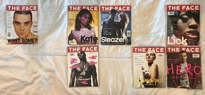 The Face Magazine Bundle x7 (98-00 Robbie, Kate Moss, Missy Elliott, DMX + More