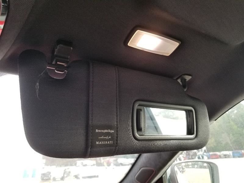 17 2017 MASERATI LEVANTE ERMENEGILDO ZEGNA SUN VISOR SET BLACK CLOTH