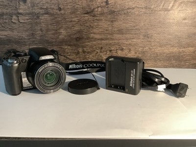 Nikon Coolpix P80 10.1MP Digital Camera - Black  18X  Great Condition