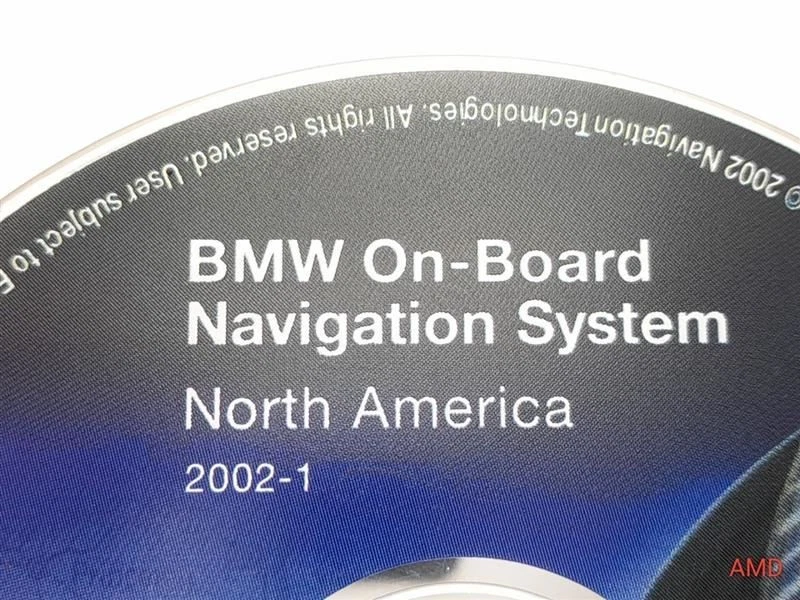 2003 BMW 330ci 325ci 325i 330i E46 BMW навигации DVD-диск 2002-1 Navtech - Изображение 2 из 3