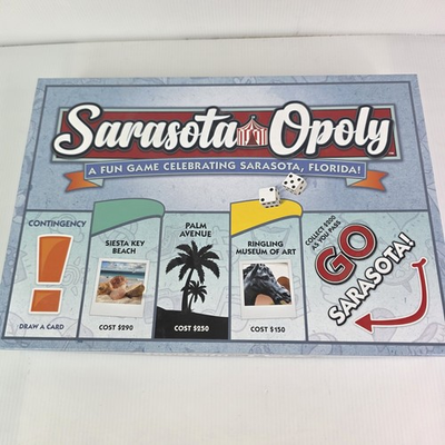 #ad #ad SARASOTA OPOLY Game Celebrating Sarasota Florida Monopoly $19.97