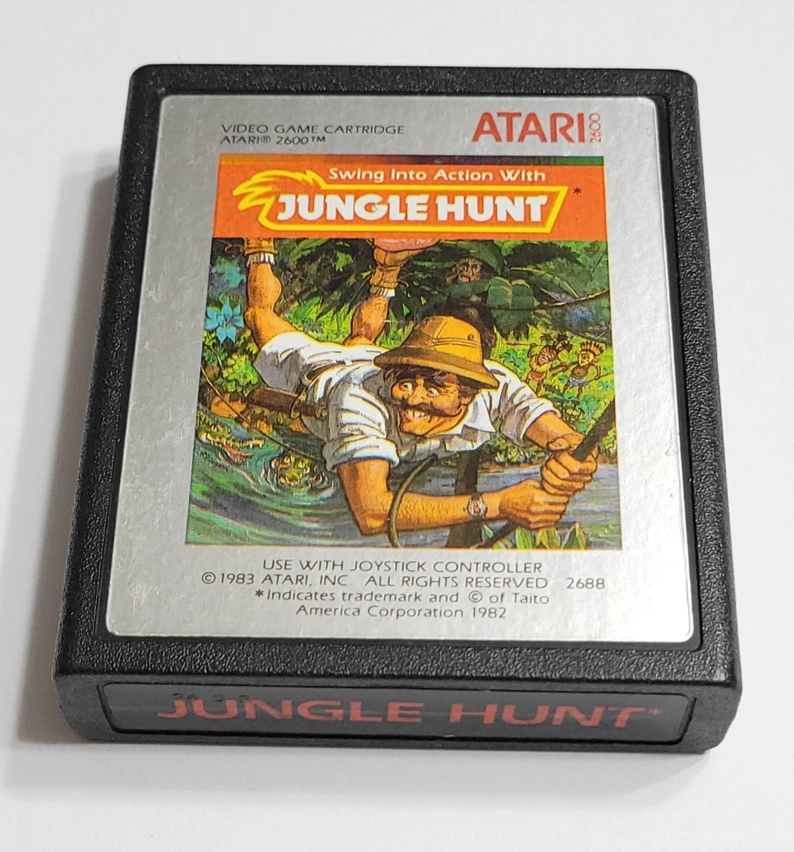 Jungle Hunt Sur Atari 2600 - Cartouche Seule, Jeu Vintage 1983