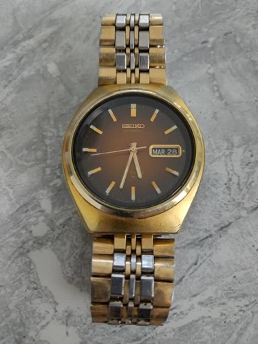 Rare Seiko Automatic 7009-8140 Day/Date Vintage Men’s Watch