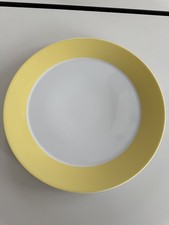 4 Teller, Arzberg Tric, 27cm, gelb, Gebraucht einer Gut! Drei beschädigt!