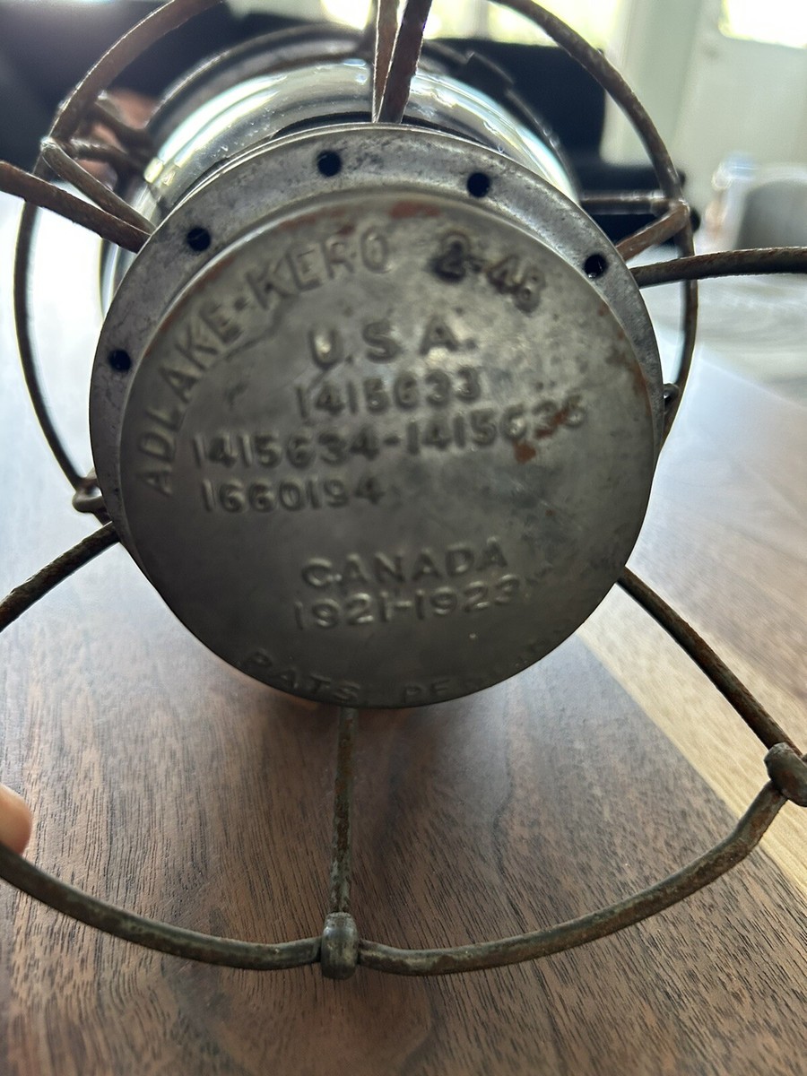 New York Central System Railroad Lantern Adlake 400 Kero New York Central System Railroad Lantern Adlake 400 Kero