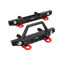 Paraurti anteriore posteriore in alluminio KYX 1/10 Axial SCX10 Pro AXI03028 con gancio