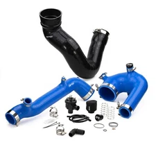 RPM Blue Intake J-Tube, Charge, & Intake Tube W/ BOV for RZR XP Turbo DYNAMIX Ed