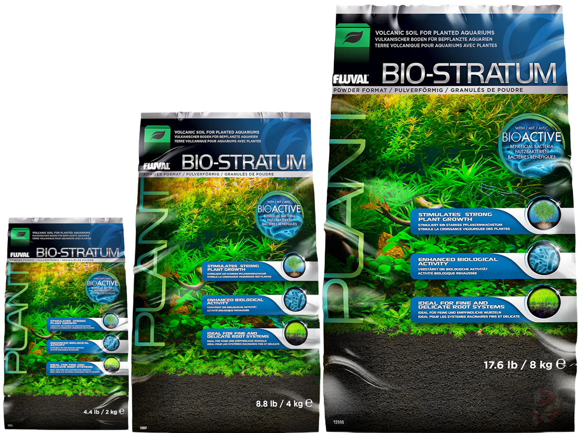 Fluval Bio Stratum Substrate Aquarium Plant Growing Media Volcanic Soil