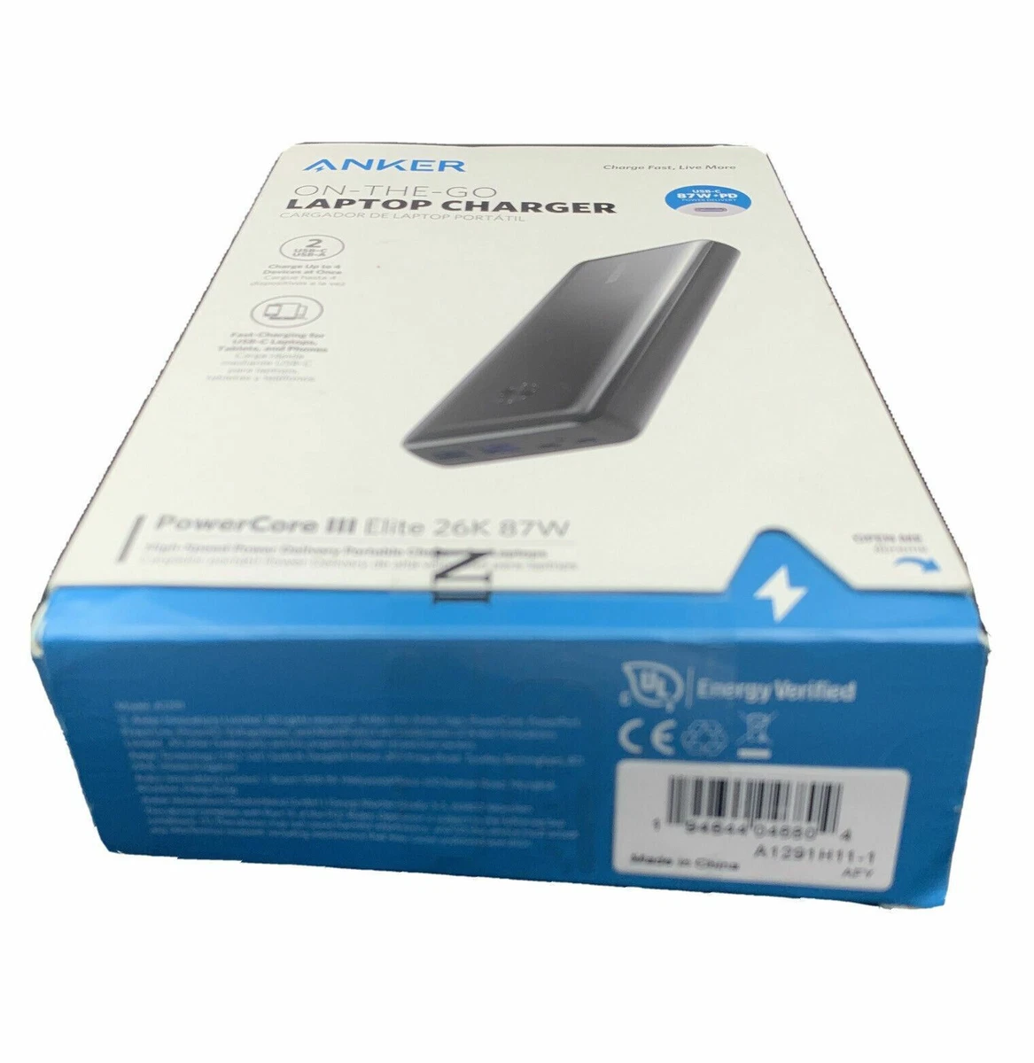 Anker PowerCore III Elite 25600 87W PD Power Delivery Bank