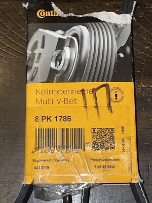 CONTINENTAL CONTITECH Serpentine Belt 11287628658 BMW X3 528i 