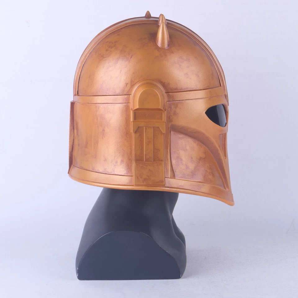 Cosplay Star Wars Mandalorian Female The Armorer Helmet Full Head Mask Props PVC - Image 4 of 4