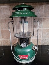 Coleman Green Lantern Model 220J Double Mantle Pyrex Glass