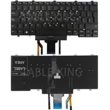 Latin Spanish Backlit Keyboard With Pointer For Dell Latitude E5480 E7480