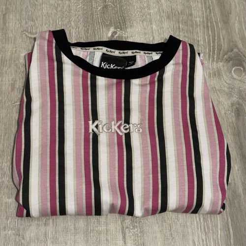 Kickers Classics Striped Long Sleeve Top Size Large - Picture 7 of 7
