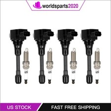4 bujías de bobina de encendido para Nissan Altima Rogue 2008-2012 2,5 L L4 UF549