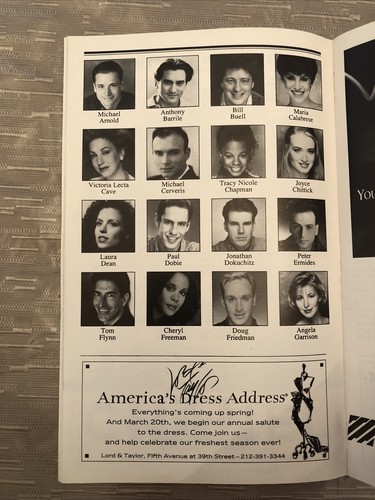 TOMMY Mar 1994 Broadway Playbill! MICHAEL CERVERIS Michael McElroy+! THE WHO - Picture 4 of 7