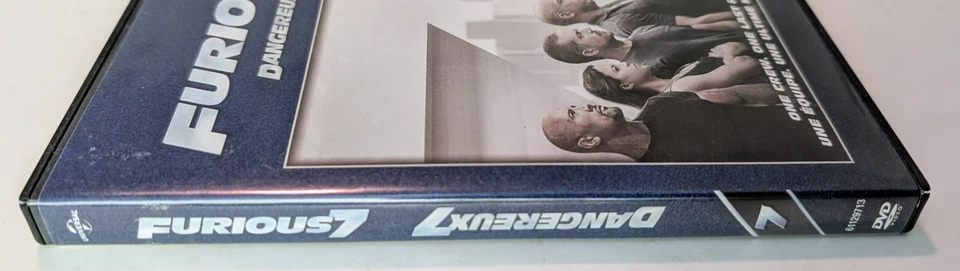 Furious 7 DVD (2015) - Region 1 - FR/EN/ES - VG+ (Tested) - Image 2 of 4