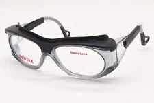 NEW PENTAX BLACK CRYSTAL GREY AUTHENTIC DESIGNER FRAMES EYEGLASSES -