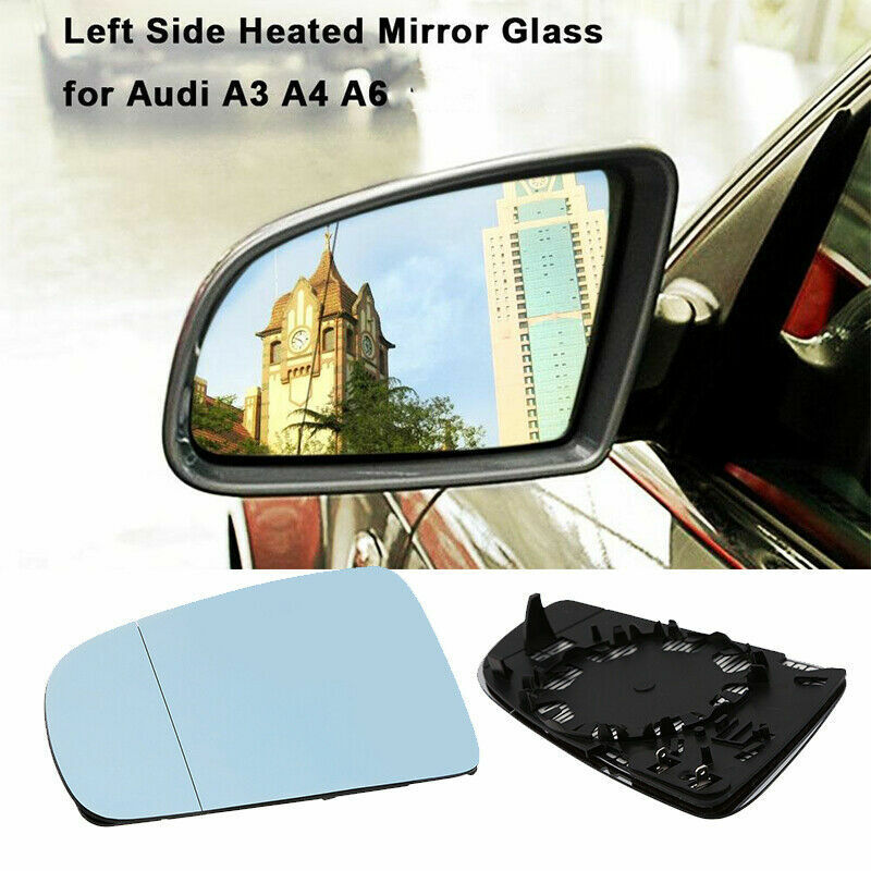 Mirror Glass w Backing 爆売り Heated Left Side For B6 A4 B7 Sedan Audi 【福袋セール】 2002-2008 Avant