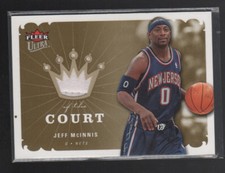 JEFF McINNIS ULTRA KINGS OF THE COURT MEMORABILIA CARD #KK-JM