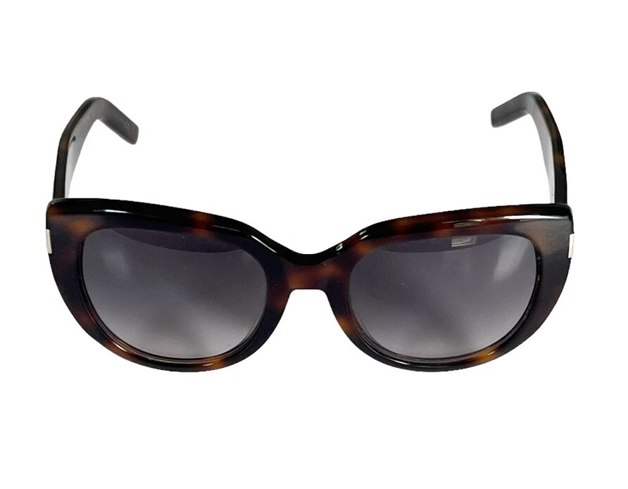 SAINT LAURENT Women s Brown Tortoise Shell Oversize Sunglasses
