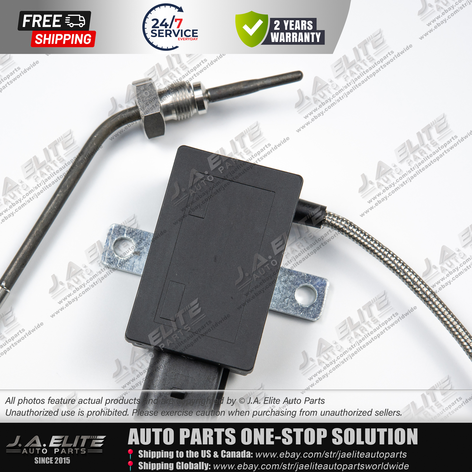 Exhaust Temperature Sensor for Bentley Continental GTC GT Flying Spur 07C919529L