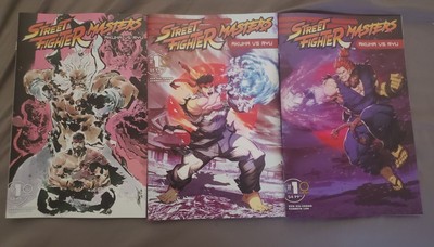 Street Fighter Masters Akuma Vs Ryu #1 Cover A B C SET Udon 2024