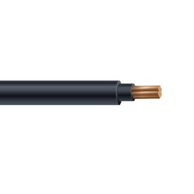 1000' 6 AWG Airport Lighting Cable XLPE Insulation Black 5KV